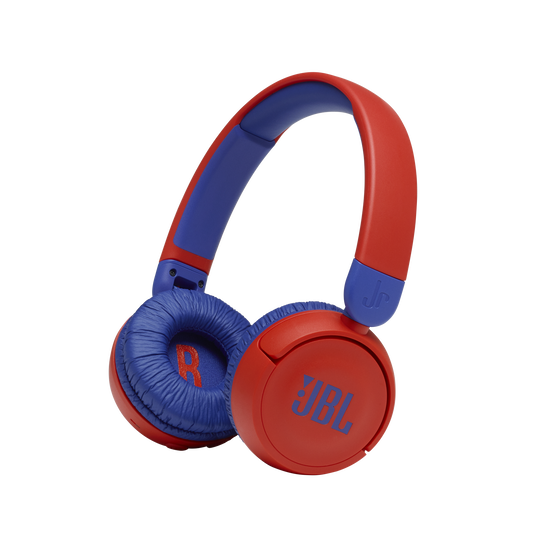 JBL Jr310BT - Red - Kids Wireless on-ear headphones - Hero